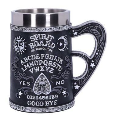 Black and White Spirit Board Tankard Mug 15.5cm