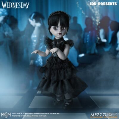 Living Dead Dolls Dancing Wednesday Addams Family  Doll Collectors Item 10"
