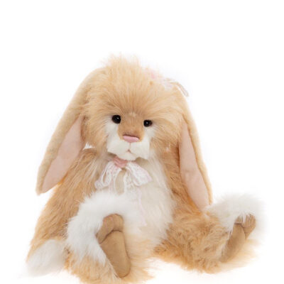 Charlie Bears Hazlewood Beige & White Rabbit Teddy Bear 41cm