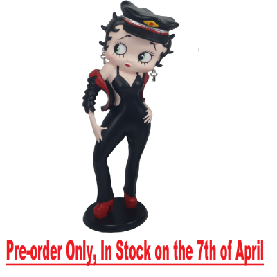 Betty Boop Black Biker Girl 30.5cm Collectible Figurine
