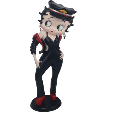 Betty Boop Black Biker Girl 30.5cm Collectible Figurine