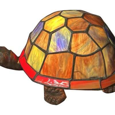 Tiffany Lamp Turtle Sunset Small 22cm (Store Collection Only)