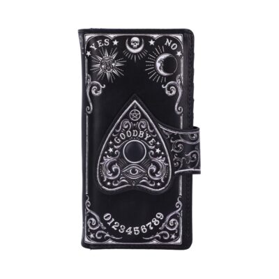 Black and White Spirit Board Planchette Embossed Purse 18.5cm