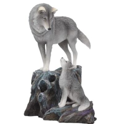 Nemesis Now Guidance Grey Wolves 25cm Figurine Collectible