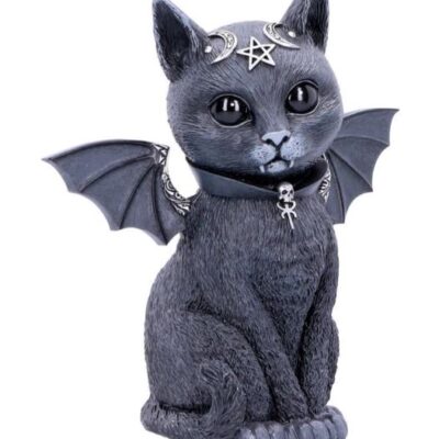 Cult Cuties Malpuss Black Bat Cat Large Figurine Decorative Ornament 23cm