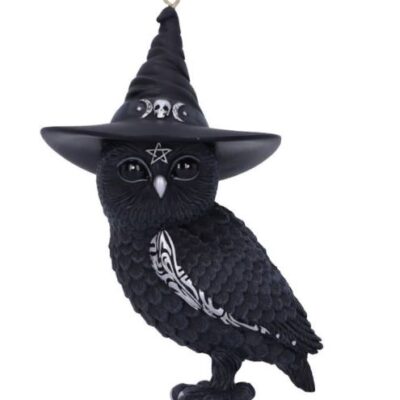 Owlocen Witches Hat Occult Owl Hanging Figurine 12cm Cult Cuties