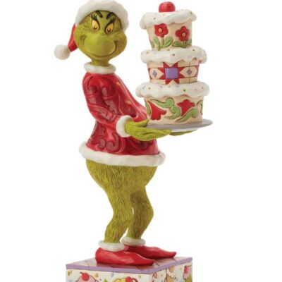 Disney Traditions Grinch with Grinchy Cake Figurine 23.5cm