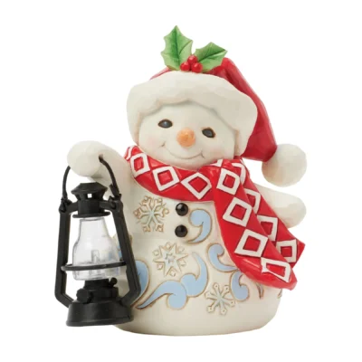 Jim Shore Snowman Oversized Lantern Christmas Heartwood Creek 12cm