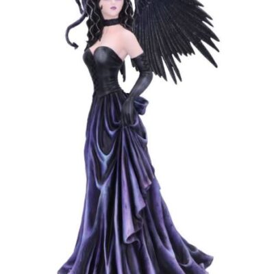 Fia Angel With Small Dragonling Fairy Companion Figurine 56cm Gothic