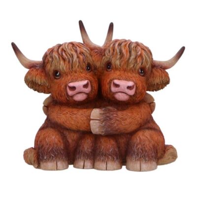 Highland Hug 14.5cm Highland Cow Hug Figurine