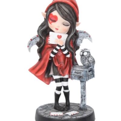 Missing You 17.5cm Missing You Red Hooded Fairy with Mailbox Figurine