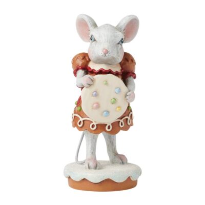 Jim Shore Gingerbread Mouse Christmas Heartwood Creek 11cm