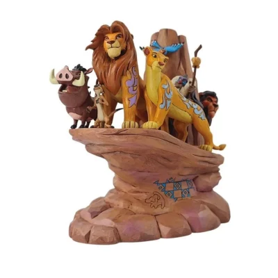 Disney Traditions Pride Rock The Lion King Simba, Naala, Scar, etc Figurine 23cm