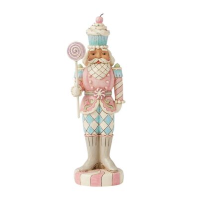 Jim Shore Peppermint Twist (Pastel Candy Toy Soldier) Christmas Heartwood Creek 23.5cm
