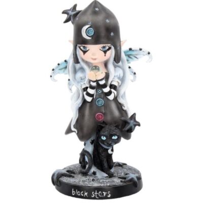 Black Stars Fairy Figurine 18cm Gothic Alternative