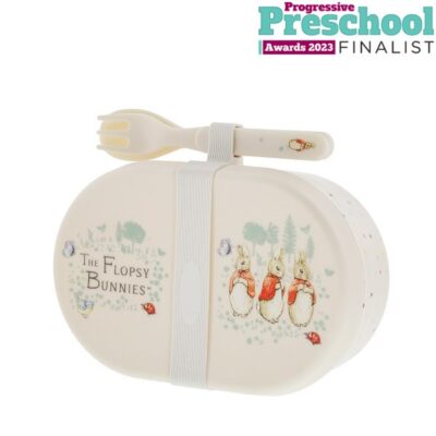 SALE Peter Rabbit Flopsy Snack Box and Cutlery Set