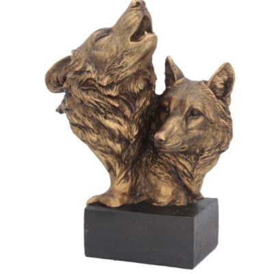 Song of the Wild Howling Wolf Bust 23cm Ornament