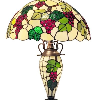 Grapes Tiffany Double Table Lamp (Large) 60cm