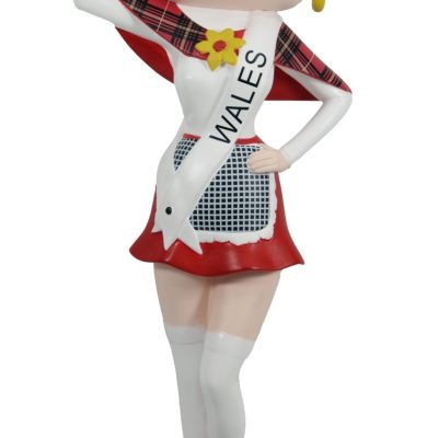 Betty Boop Wales Welsh Costume Figurine Ornament 32.5cm
