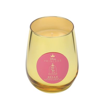 Disney Beauty and the Beast Belle Rose Petal & White Iris Candle -Disney Home Fragrance