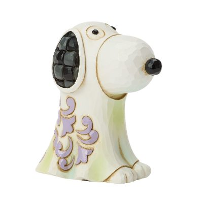 Snoopy Ghost Halloween 7.5cm Figurine - Peanuts by Jim Shore