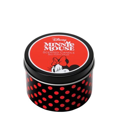Disney Minnie Mouse Red Poppy Musk Tin Candle by Disney Home Fragrance