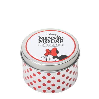 Disney Minnie Mouse White Jasmine Tin Candle by Disney Home Fragrance
