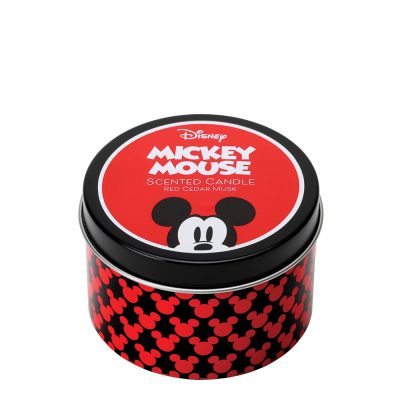Disney Mickey Mouse Red Cedar Musk Tin Candle by Disney Home Fragrance