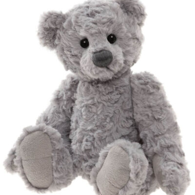 Charlie Bears Gorgeous George Grey Teddy Bear 25cm