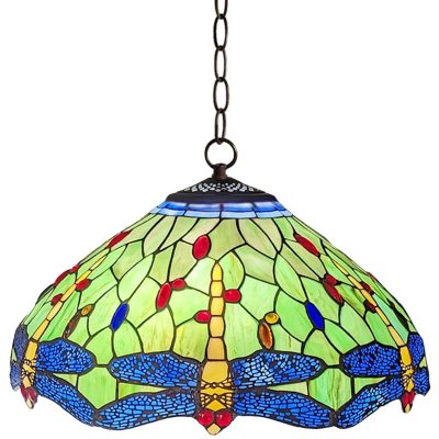 Tiffany Hanging Dragonfly Pendant Lamp - Shade Diameter 40cm