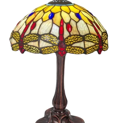 Tiffany Dragonfly, Cream Medium Table Lamp 38cm