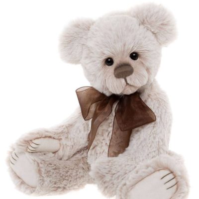 Charlie Bears Crabby Beige & White Teddy Bear 33cm