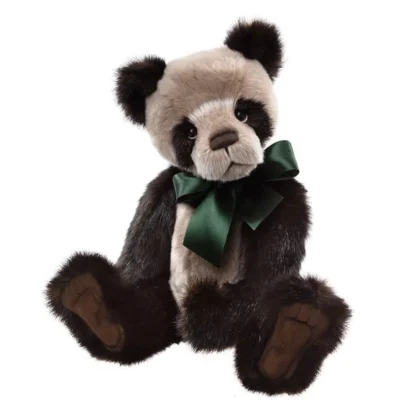 Charlie Bears Botwood Brown & Beige Panda Jointed Teddy Bear 43cm