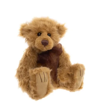 Charlie Bears Mr Gulliver Yellow Caramel Bear Plush Teddy 28cm
