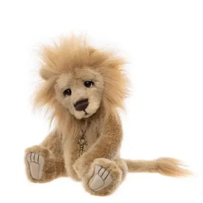 Charlie Bears Anniversary Beige Lion Linus Jointed Teddy Bear 33cm