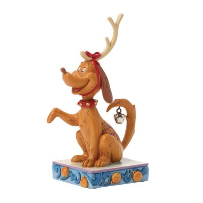 The Grinch by Jim Shore Christmas Max with Bell on Tail 13.5cm Figurine