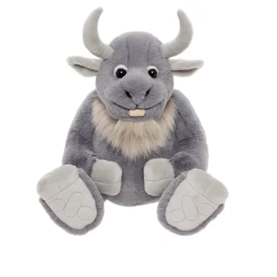 Charlie Bears Grey Cobblestone Giant Bearhouse Teddy Bear 29cm