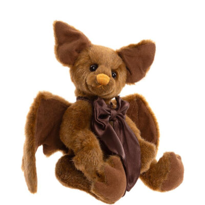 Charlie Bears Pippy Strell Brown Bat Jointed Teddy Bear 23cm