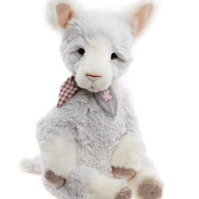Charlie Bears Ramsey White Lamb Sheep Jointed Teddy Bear 46cm