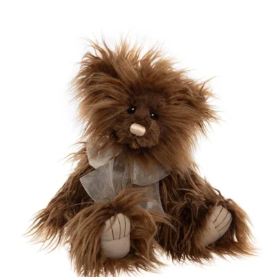 Charlie Bears Brown Bear Rumbledethumps Fluffy Jointed Teddy Bear 38cm