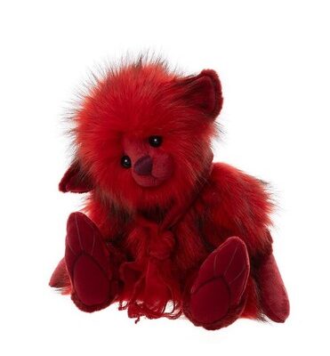 Charlie Bears Red Fire Elf Jointed Teddy Bear 43cm