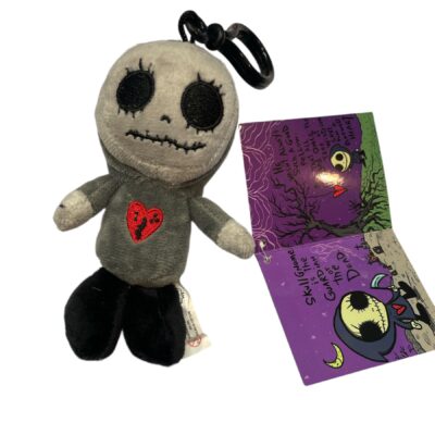 Gus Fink Gothic Emo Creepy Cute Keyring Plushies Skull Gnome