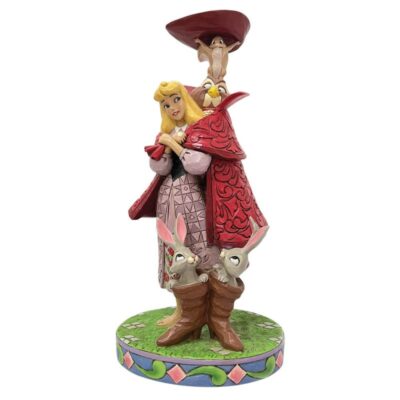 Disney Traditions Sleeping Beauty Aurora wih Animals 26cm Figurine