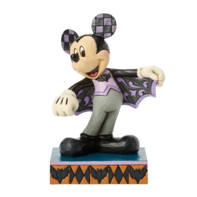 Disney Traditions Halloween Mickey Mouse in Bat Costume 15.5cm Figurine