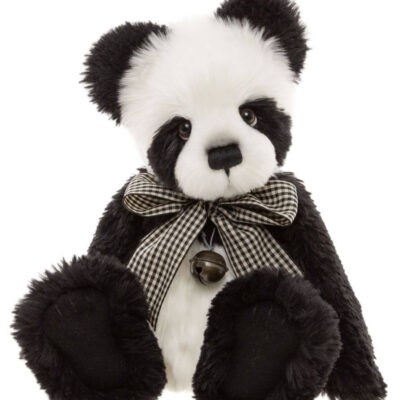 Charlie Bears Cartwright Panda Black & White 36cm Plush Teddy Bear