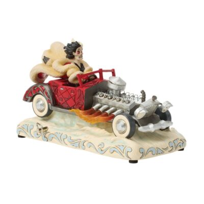 Disney Traditions Cruella Musical Car 12.5cm Figurine 101 Dalmatians