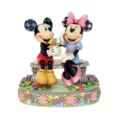 Disney Traditions Mickey and Minnie on Bench 15.5cm Figurine