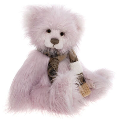 Charlie Bears Iris Pastel Pink 41cm Plush Teddy Bear