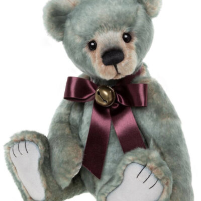 Charlie Bears Henderson Cream & Green 41cm Plush Teddy Bear