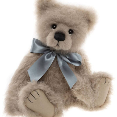 Charlie Bears Jackson Growler Grey Fluffy Teddy Bear 41cm